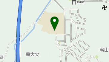 京田辺市立薪小学校の地図画像