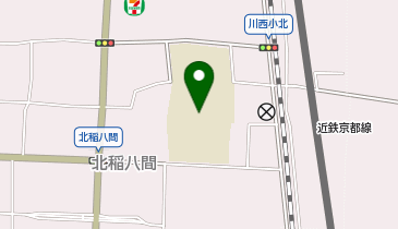 精華町立川西小学校の地図画像