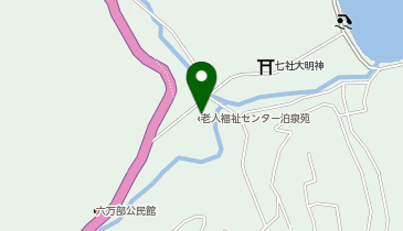 泊泉苑の地図画像