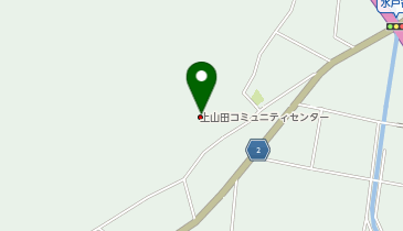 上山田地区公民館の地図画像