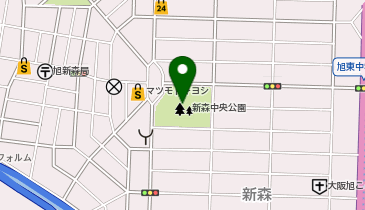 新森中央公園の地図画像