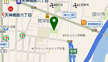 菅北公園の地図画像