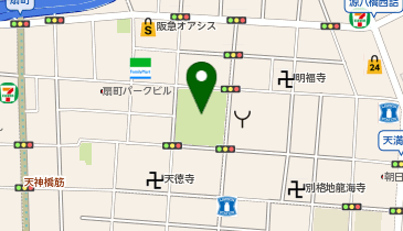 与力町公園の地図画像