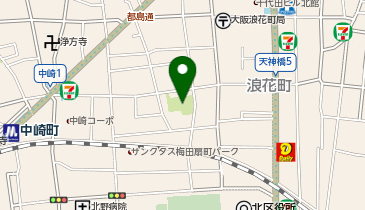 黒崎町公園の地図画像