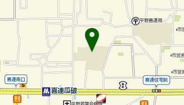 大阪教育大学附属特別支援学校の地図画像