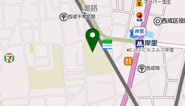 岸里小学校の地図画像