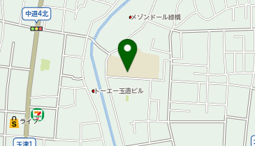 中本小学校の地図画像