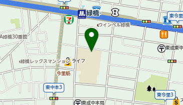 東中本小学校の地図画像