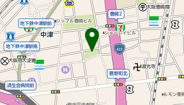 豊崎南公園の地図画像