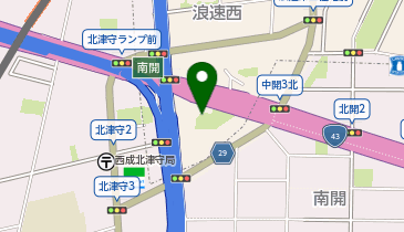 新浪速公園の地図画像