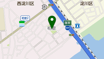 花川公園の地図画像