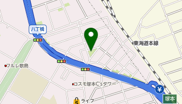 歌島三角公園の地図画像