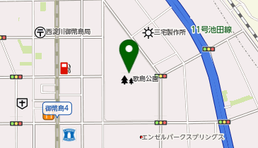 歌島公園の地図画像