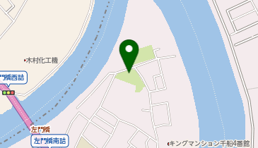 東佃公園の地図画像