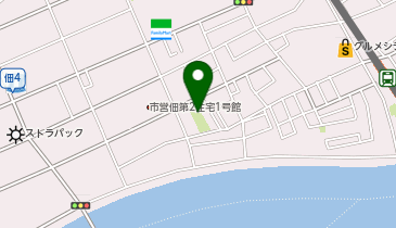 佃中公園の地図画像