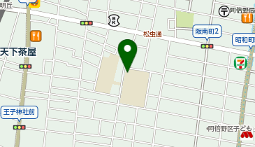 阿倍野小学校の地図画像