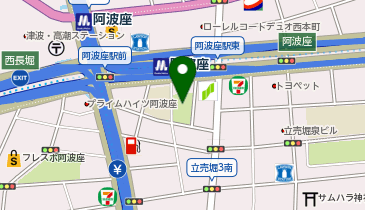薩摩堀公園の地図画像