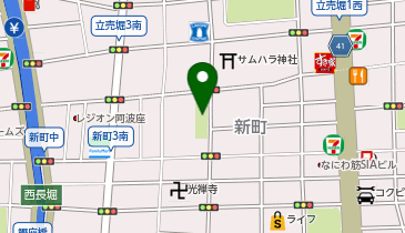 立売堀公園の地図画像