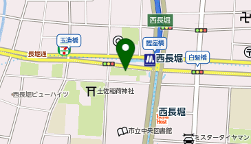 西長堀公園の地図画像