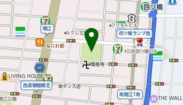 堀江公園の地図画像