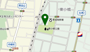 東小橋公園の地図画像
