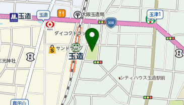 東小橋北公園の地図画像