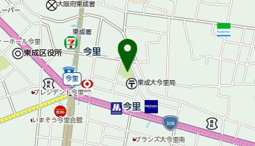 今里西之口公園の地図画像