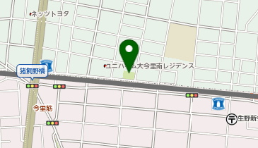 今里南公園の地図画像