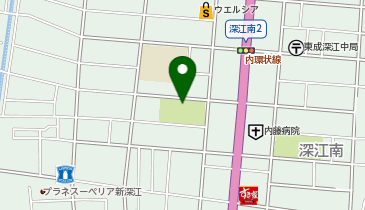 西深江公園の地図画像