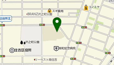 南住吉小学校の地図画像