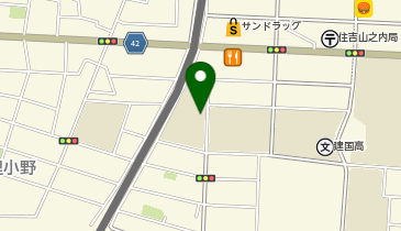 大和川中学校の地図画像