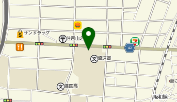 浪速中学校・高等学校の地図画像