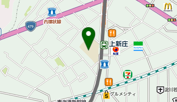 新庄小学校の地図画像