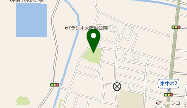 中浜公園の地図画像
