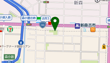 古市北公園の地図画像