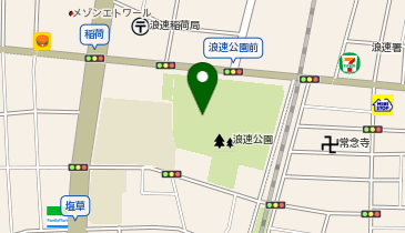 浪速公園の地図画像