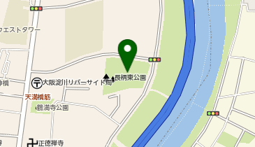 長柄東公園の地図画像