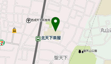 天下茶屋小学校の地図画像