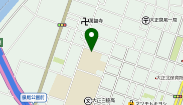 泉尾北小学校の地図画像