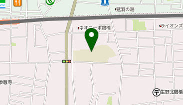 北鶴橋小学校の地図画像