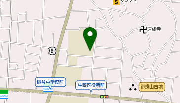 東桃谷小学校の地図画像