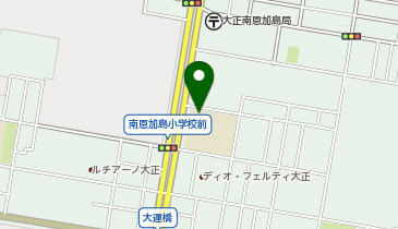 南恩加島小学校の地図画像