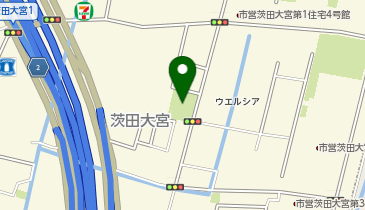 茨田大宮西公園の地図画像