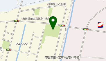 茨田大宮中央公園の地図画像