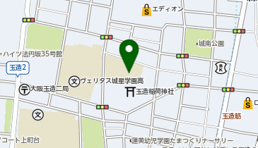 玉造小学校の地図画像