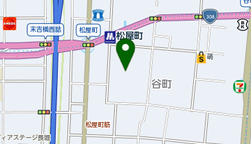 南高等学校の地図画像