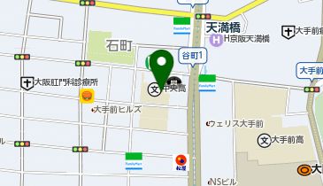 中央高等学校の地図画像