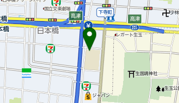 高津小学校の地図画像