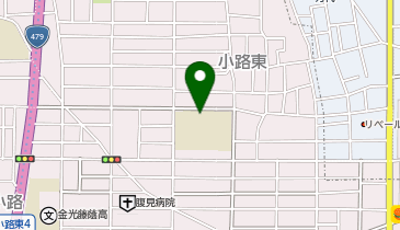 東小路小学校の地図画像