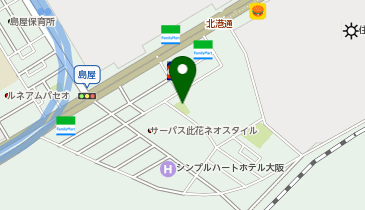 島屋公園の地図画像